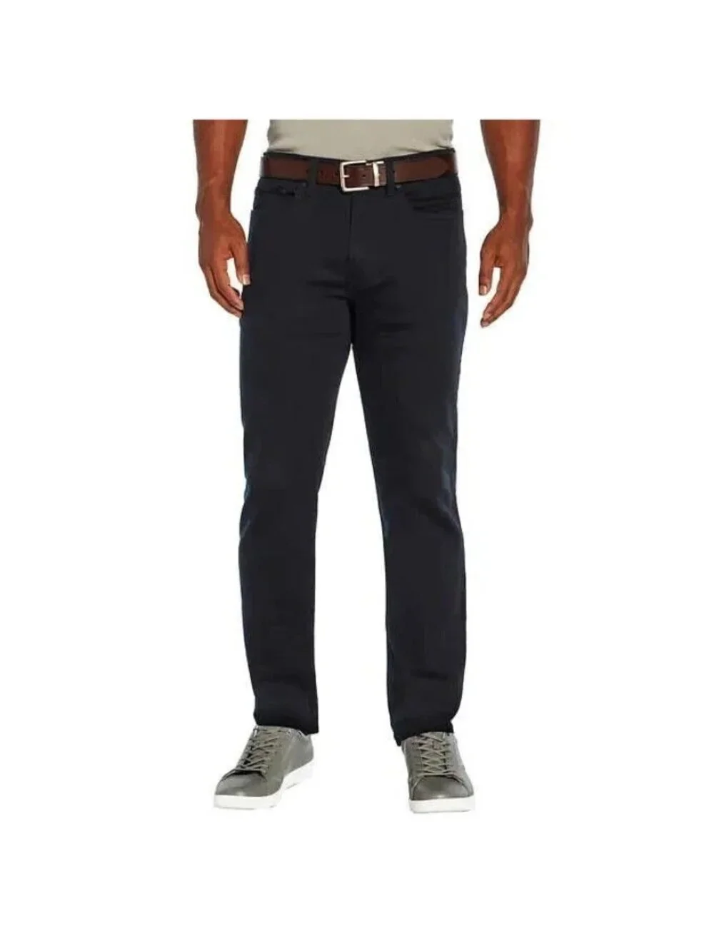 Banana Republic Men's 32X29 5 Pocket Black Pants Cotton Blend Stretch Slim e1519